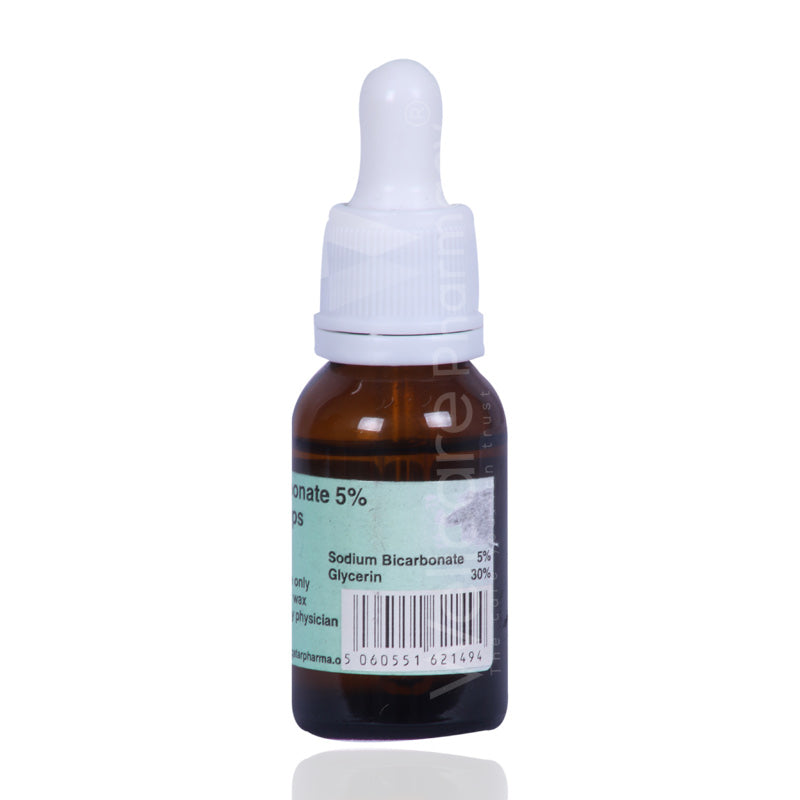 SODIUM BICARBONATE EAR DROPS 5% 15ML