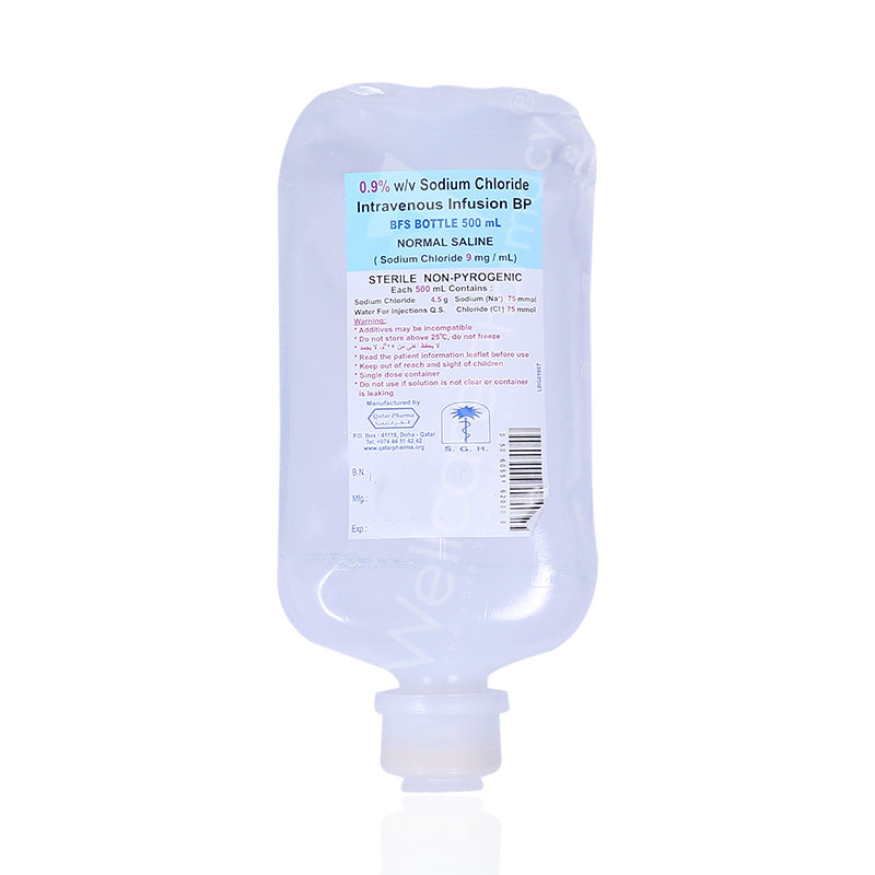 Sodium Chloride 0.9% Normal Saline 500ml