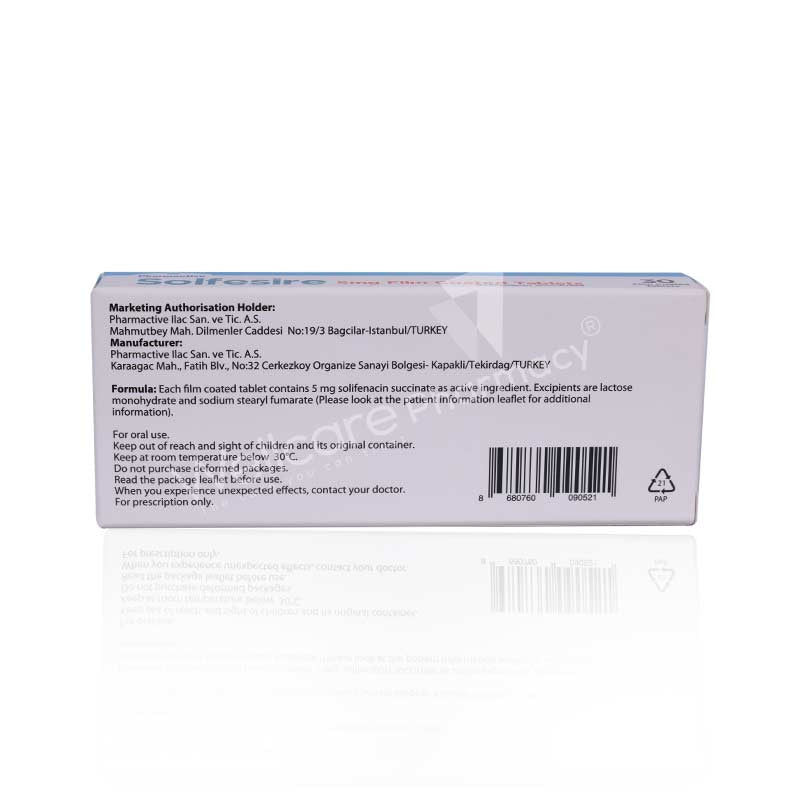 Solfesire 5Mg Tablets 30'S