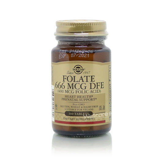 Solgar Folate 666Mcg Dfe Tablets 100'S