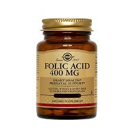 SOLGAR FOLIC ACID 400MG TAB 60'S