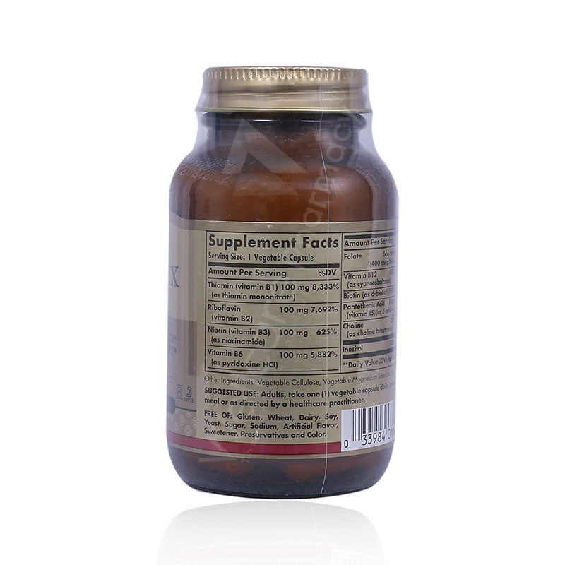 Solgar Formula B-Complex 100mg Capsule 50'S