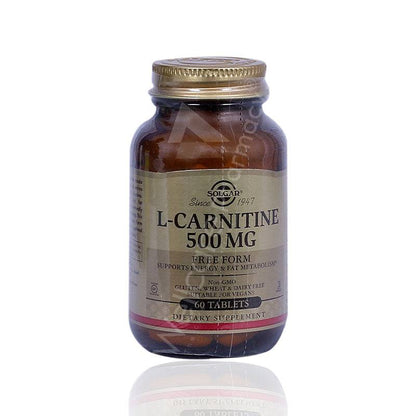 Solgar L-Carnitine 500Mg Tablets 60'S Solgar L-Carnitine 500Mg Tablets 60'S