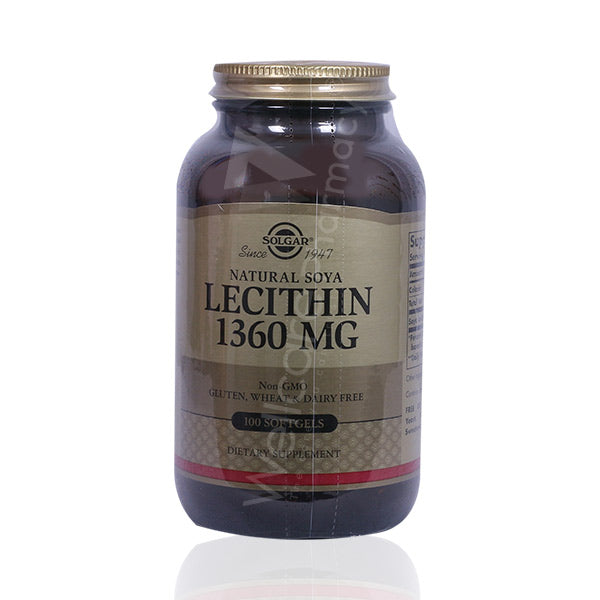 Solgar Lecithin 1360Mg Cap 100'S