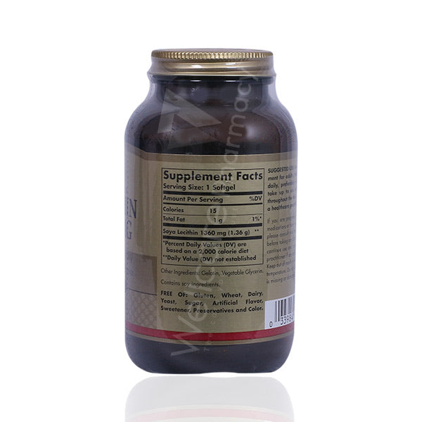 Solgar Lecithin 1360Mg Cap 100'S