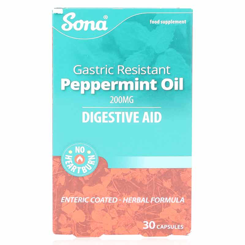 Sona Gastric Resistant Peppermint Oil Cap 2X15 30'S Sona Gastric Resistant Peppermint Oil Cap 2X15 30'S