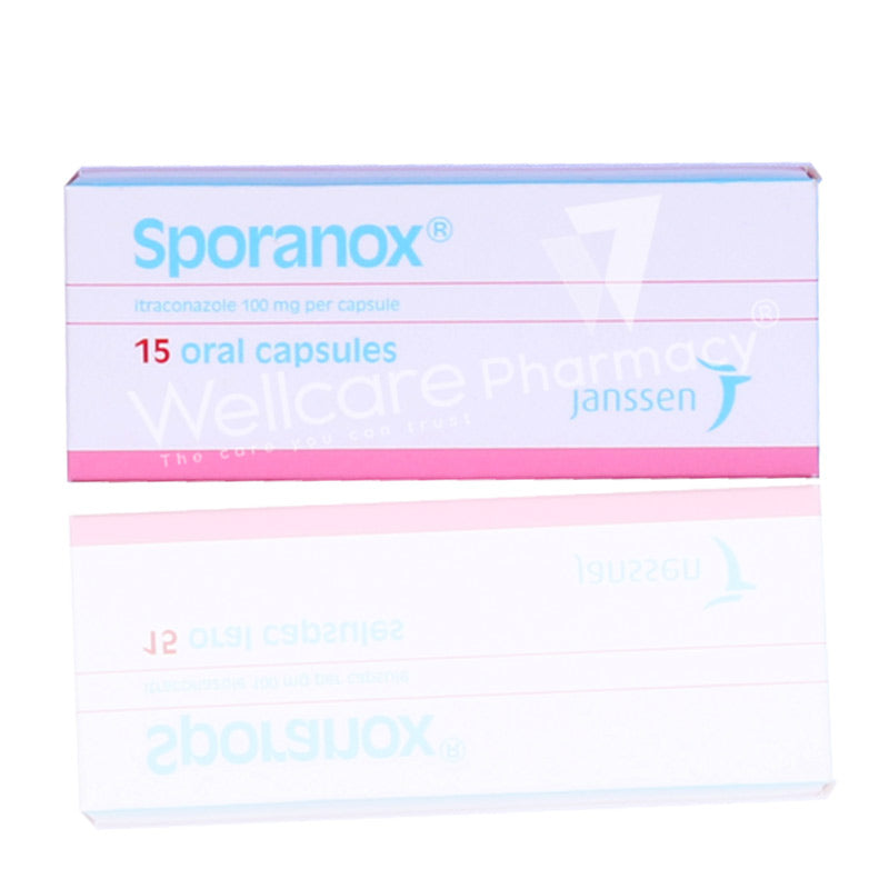 SPORANOX 100MG ORAL CAPSULES 15'S