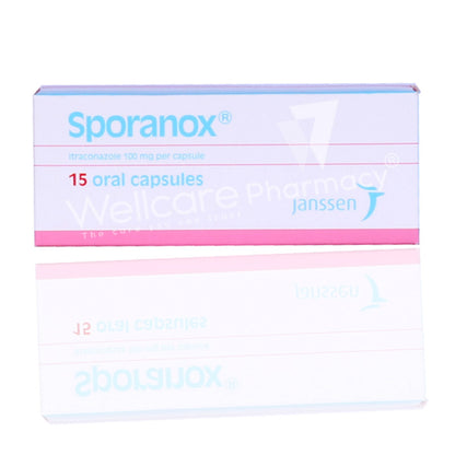 SPORANOX 100MG ORAL CAPSULES 15'S