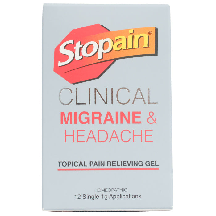 Stopain Clinical Migraine & Headache Gel 12x1g