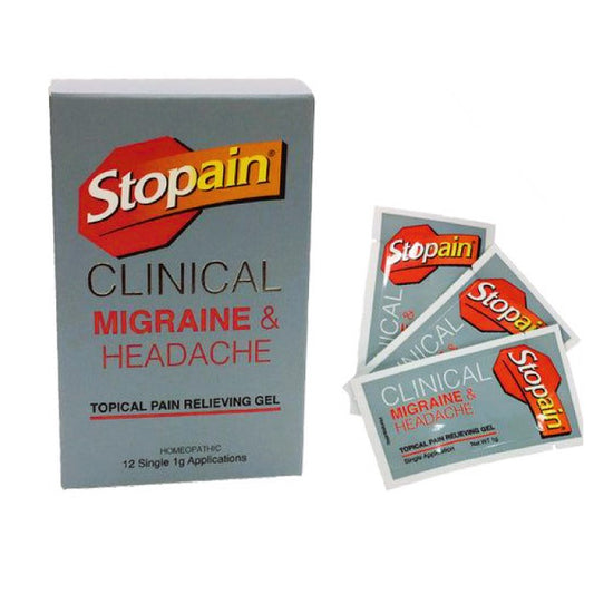 Stopain Clinical Migraine & Headache Gel 12X1g