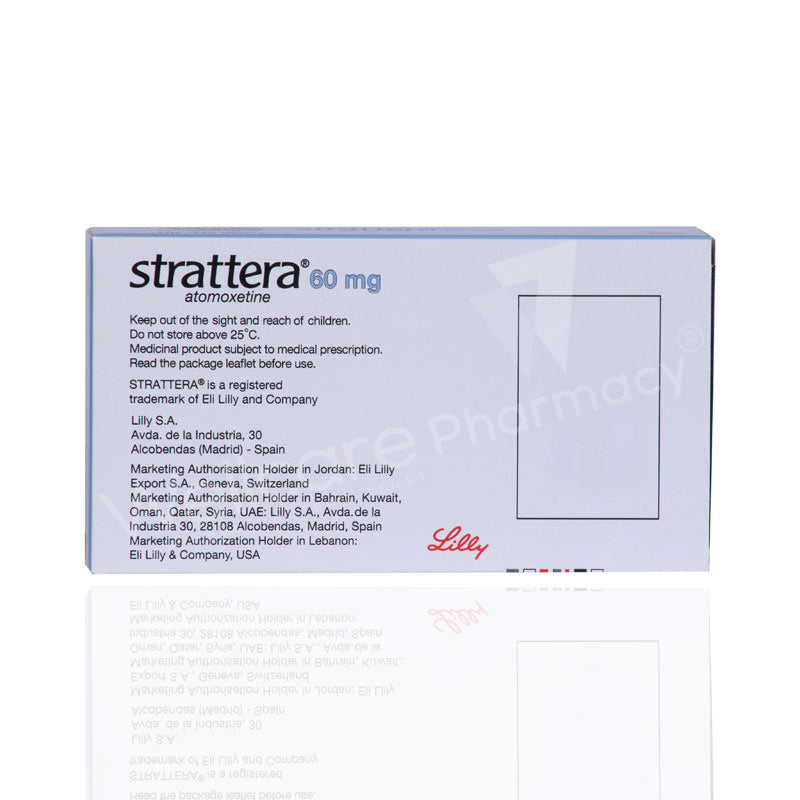 Strattera 60Mg Tablets 28'S