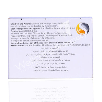 Strepsils Honey & Lemon Lozenges 24'S