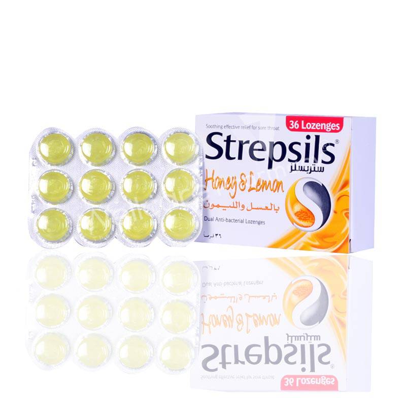 Strepsils Honey & Lemon Lozenges 36'S Strepsils Honey & Lemon Lozenges 36'S