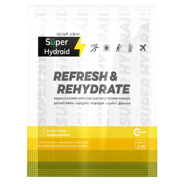 Super Hydraid Refresh&Rehydrate Mango Flavoured Sachets 10x21g