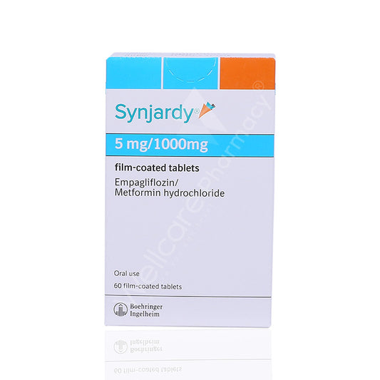 Synjardy 5Mg/1000Mg Tablets 60'S