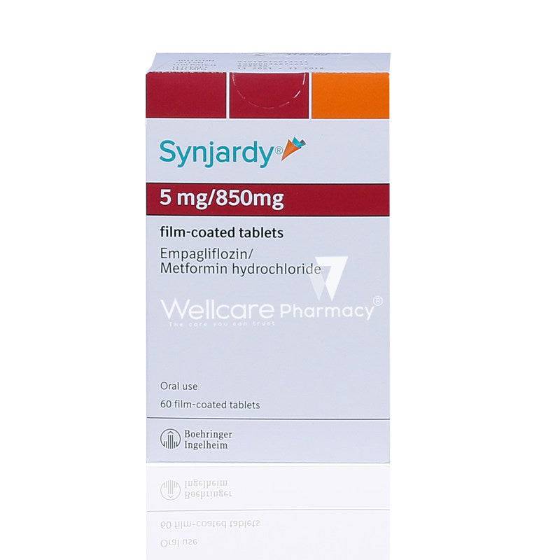 Synjardy 5Mg/850Mg Tablets 60'S Synjardy 5Mg/850Mg Tablets 60'S