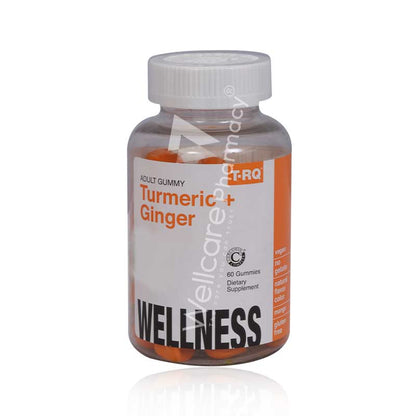 T-Rq Turmeric+ginger Gummies 60'S - Wellcare Pharmacy