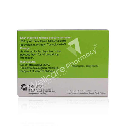 Tamsolin 0.4mg Capsules 20'S