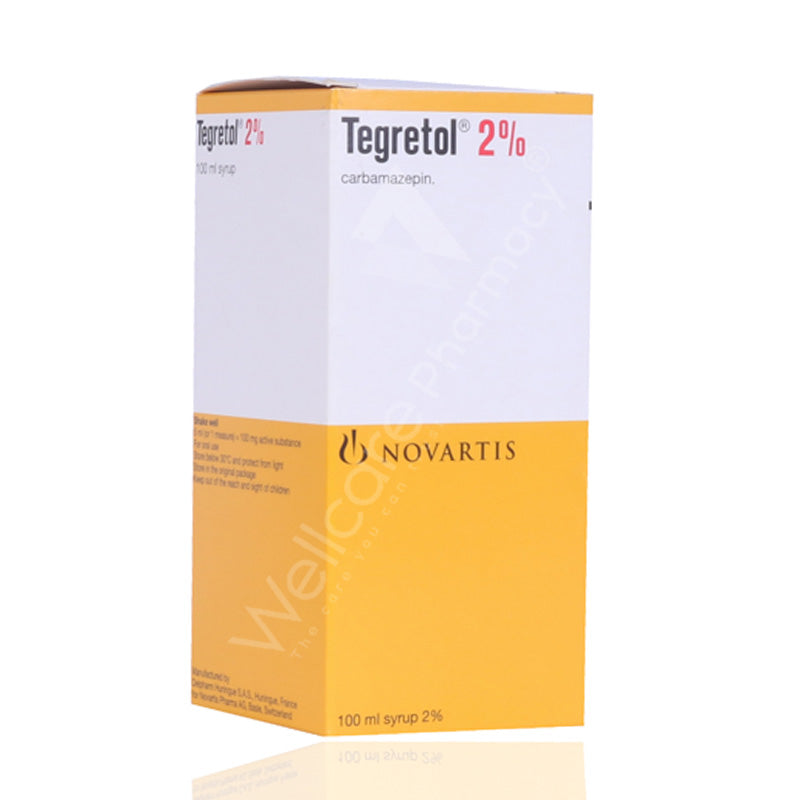 Tegretol 2% Oral Suspension Syrup 100Ml Tegretol 2% Oral Suspension Syrup 100Ml