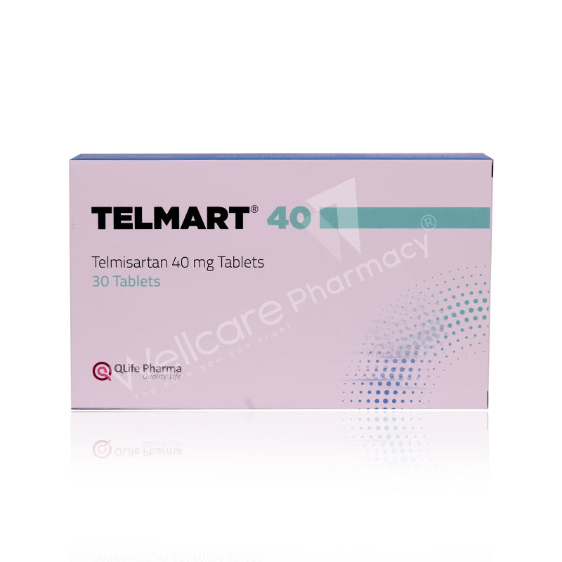 Telmart 40mg Tablets 30'S
