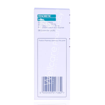 Tenoretic 100/25Mg Tablets 28'S