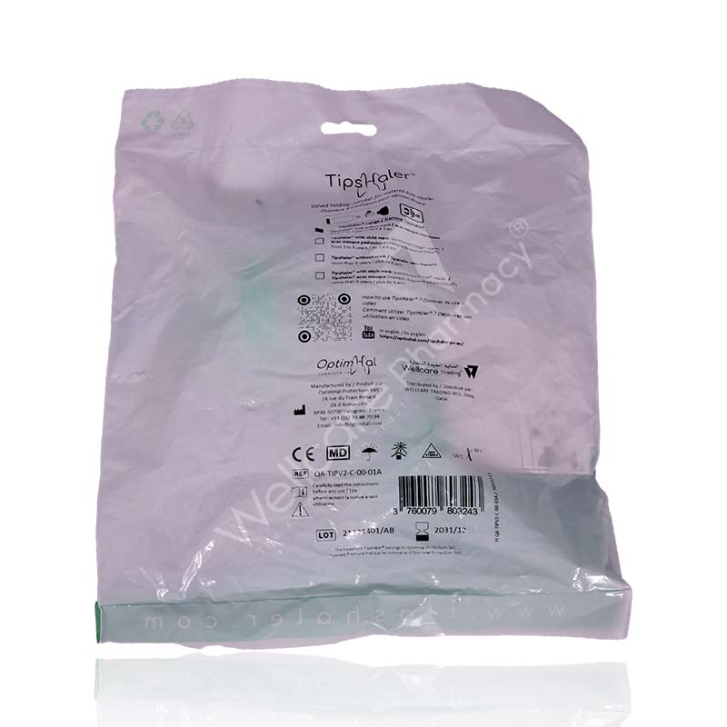 Tipshaler Valved Holding Chamber Infant