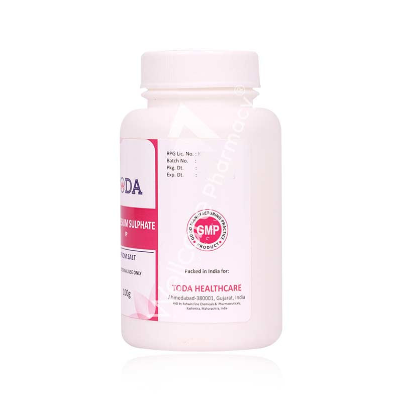Toda Epsom Salt (Magnesium Sulphate Ip)100G