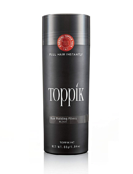 TOPPIK HAIR FIBERS BLACK 55GM.# 13958 - Wellcare Pharmacy