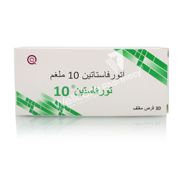Torvastin 10mg Tablets 30'S