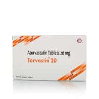 Torvastin 20mg Tablets 30'S