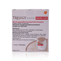 Trelegy Ellipta 200/62.5/25Mcg Inhaler 30 Dose1's