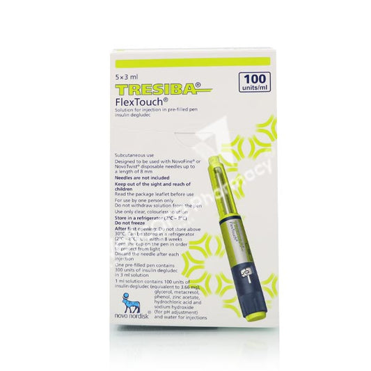 Tresiba Flex Touch 100u/Ml 5x3ml 1'S