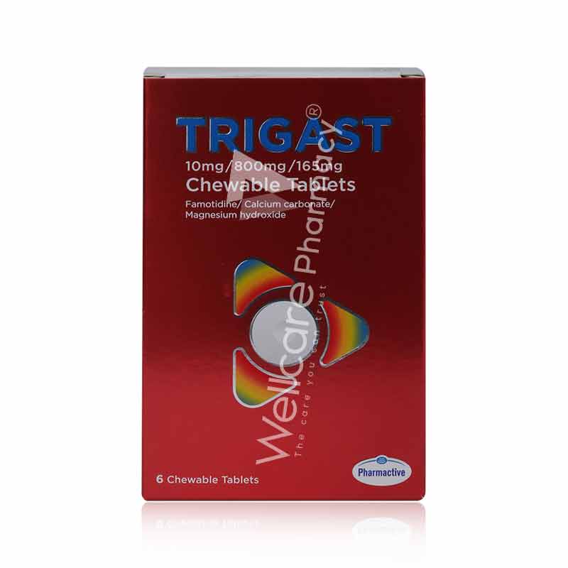 Trigast 10mg/800mg/165mg Chewable Tablets