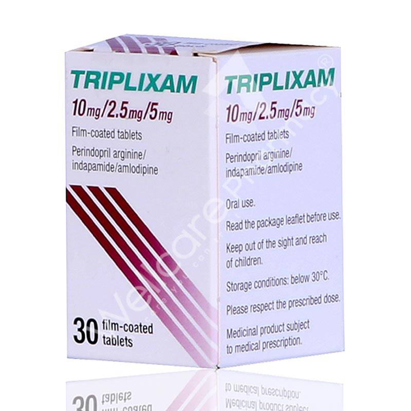 Triplixam 10/2.5/5 Tablets 30'S Triplixam 10/2.5/5 Tablets 30'S