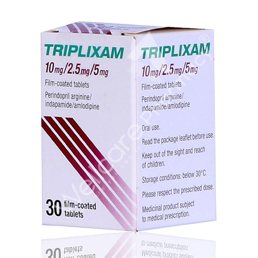 Triplixam 10/2.5/5 Tablets 30'S