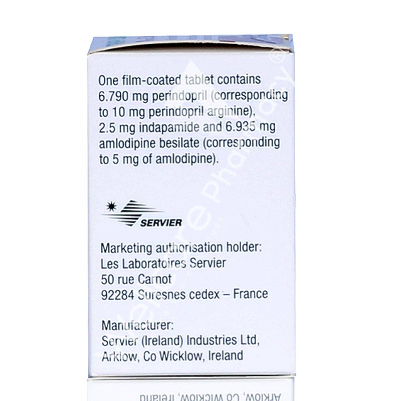 Triplixam 10/2.5/5 Tablets 30'S