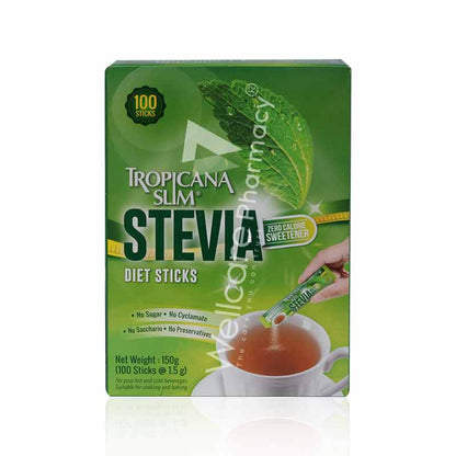 Tropicana Slim Stevia Sweetener Sticks 100'S