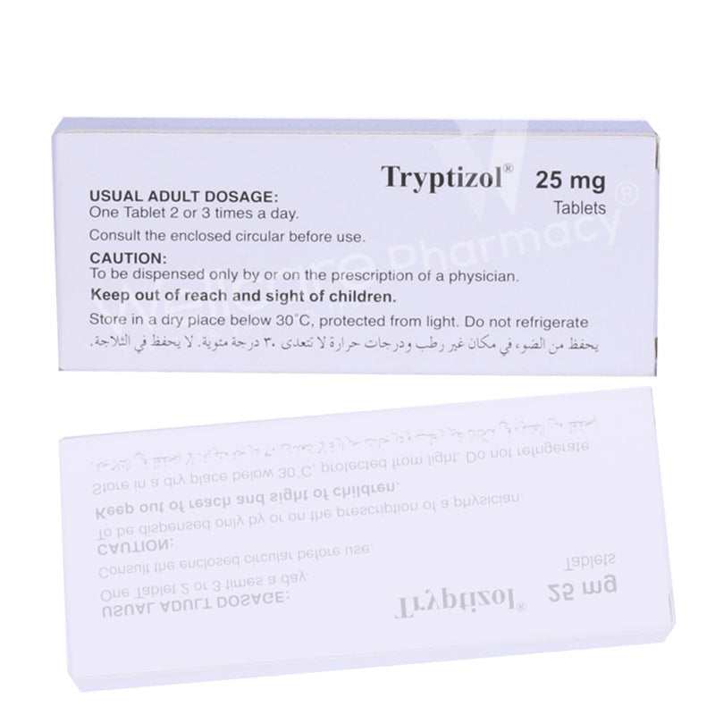 Tryptizol 25mg Tablets 30'S