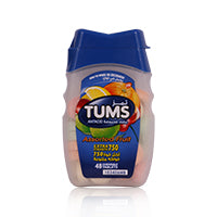 Tums Antacid Assorted Fruit Chewable Tablets 48'S
