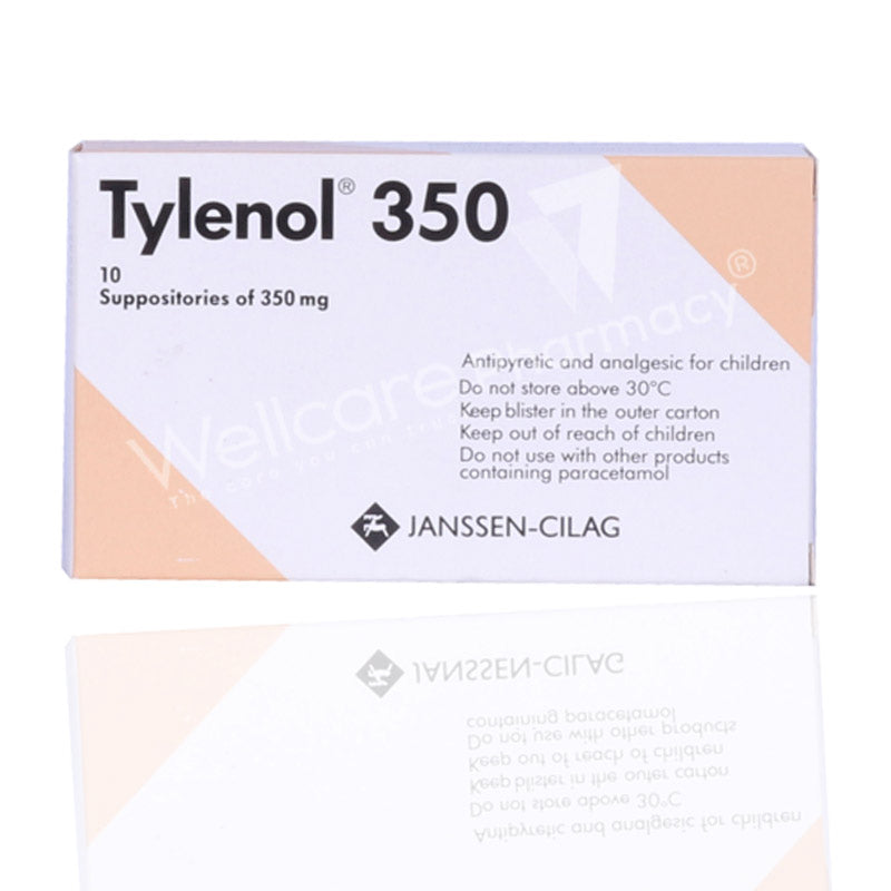 Tylenol 350Mg Suppositories 10'S