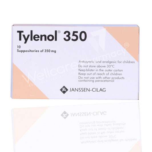 Tylenol 350Mg Suppositories 10'S