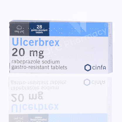 Ulcerbrex 20mg Tablets 28'S
