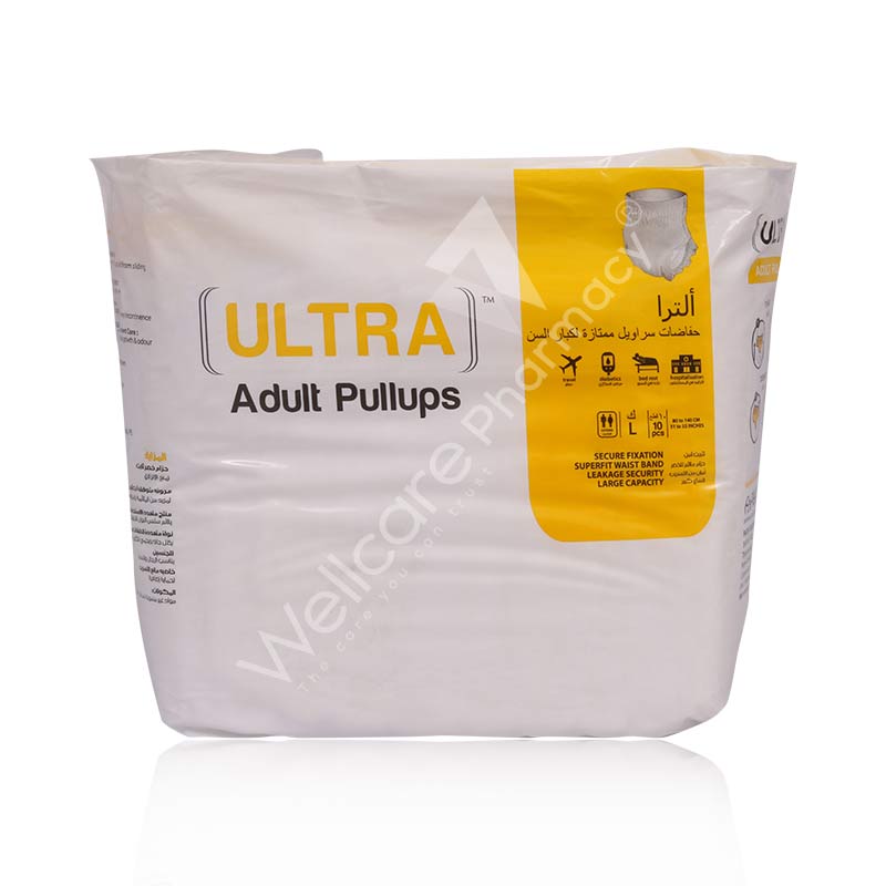 Ultra Adult Pullups Large 10'S