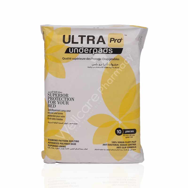 Ultra Pro+ Under Pads 90X60cm 10'S Ultra Pro+ Under Pads 90X60cm 10'S