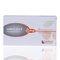 Unicast 4Mg Chewable Tablets 30'S