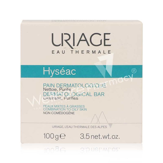 Uriage Hyseac Dermalogical Bar 100g