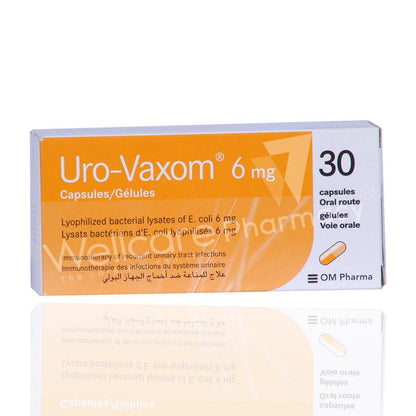 Uro-Vaxom 6mg Capsules 30'S