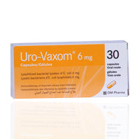 Uro-Vaxom 6mg Capsules 30'S
