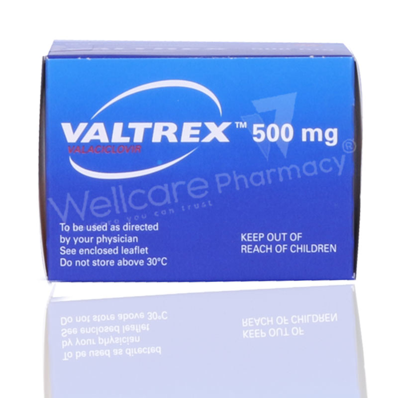 Valtrex 500mg Tablets 42'S