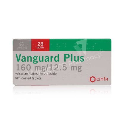 Vanguard Plus 160/12.5Mg Tab 4X7 28'S